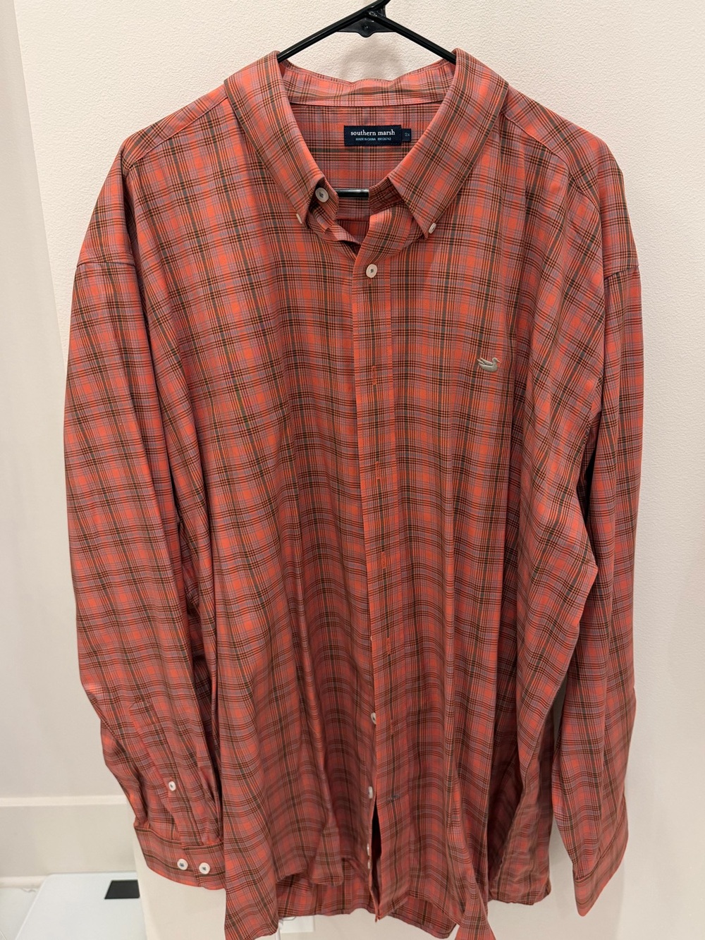Southern Marsh Men’s Plaid Button-Down Shirt